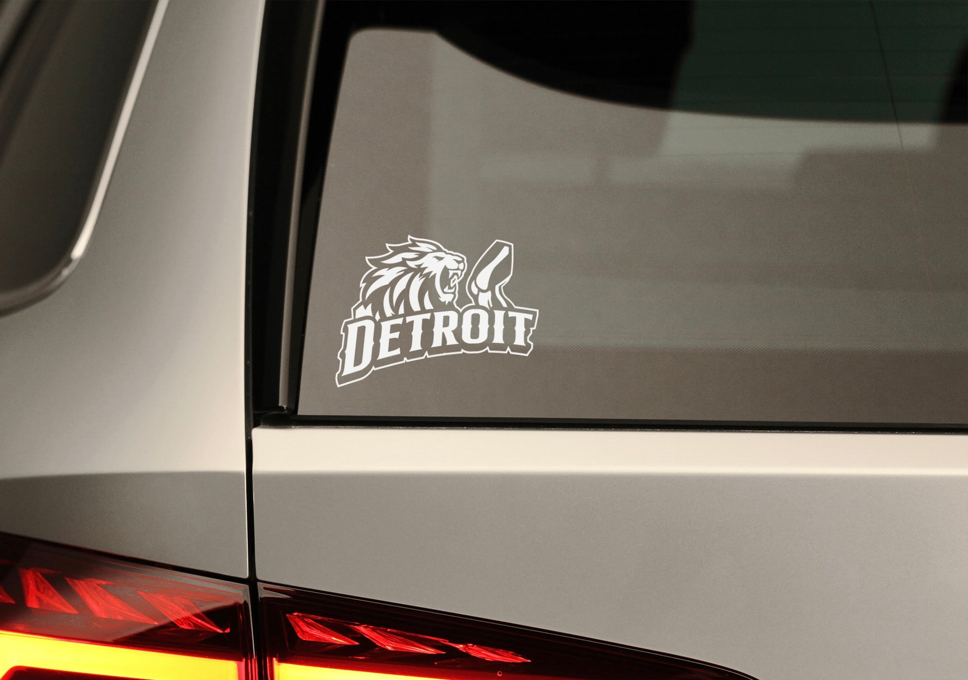 Detroit Car Back Glass Sticker (Coming Soon)