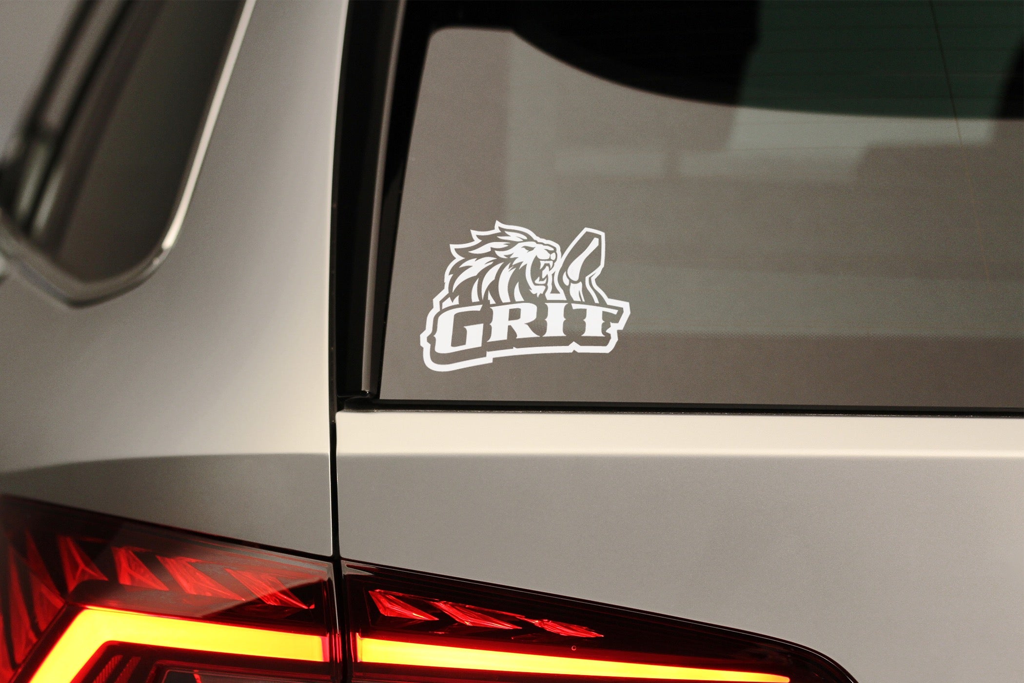 Grit Car Back Glass Sticker (Coming Soon)