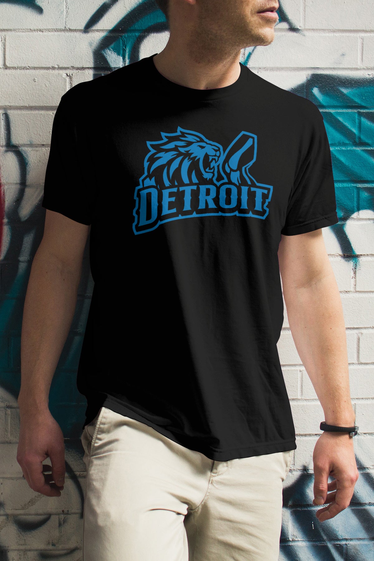 Detroit Biting Kneecaps Solid Fill